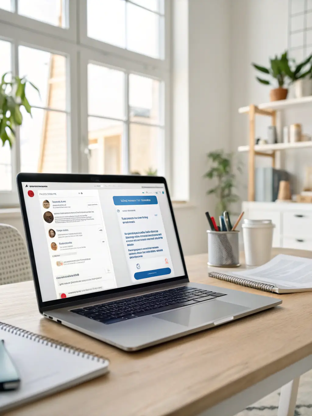 An AI chatbot interface assisting a customer on a website, displaying quick responses and helpful information.